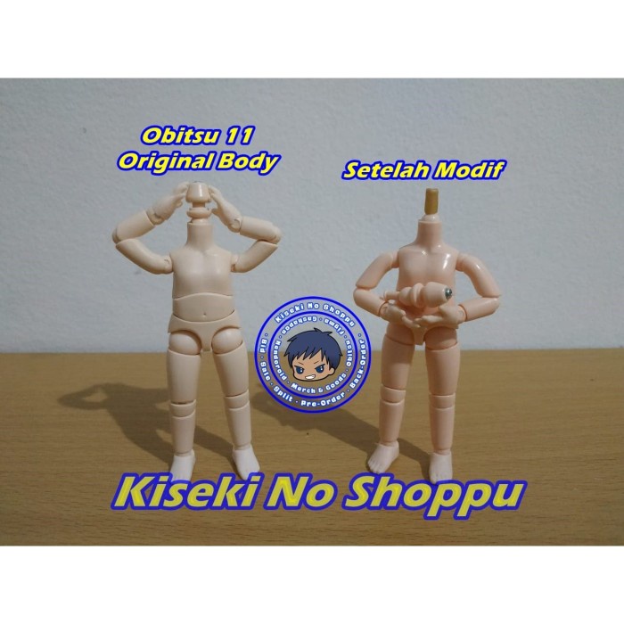 MODIFIKASI OBITSU BODY + NECK JOINT BARU UNTUK KEPALA NENDOROID ORIGINAL