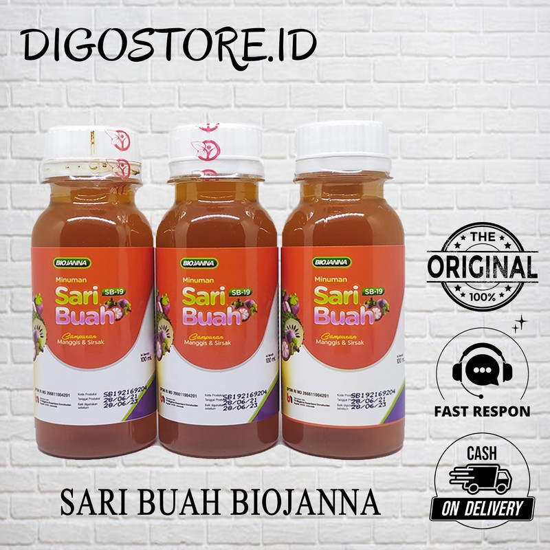 

Sari Buah Biojanna SB 19 Minuman Probiotik Manggis Sirsak