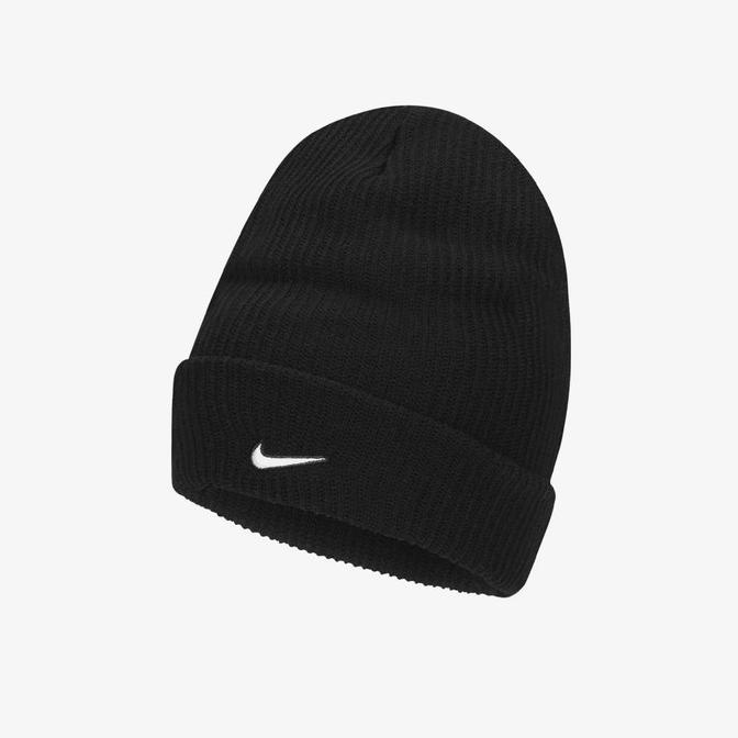 Nike NSW Utility Swoosh Beanie DV3342-010 Black Hitam Topi Original