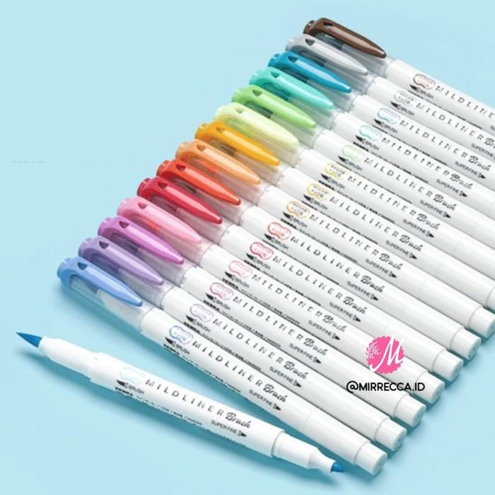 

DISKON ZEBRA MILDLINER BRUSH PEN & MARKER DOUBLE ENDED HIGHLIGHTER