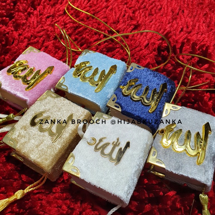 Ready  alquran mini gantungan mobil alquran Allah souvenir quran turki ORIGINAL ASLI