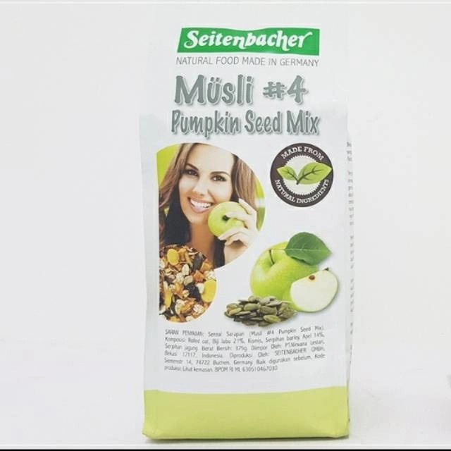 

Seitenbacher #4 Pumpkin Seedmix Muesli 375gr
