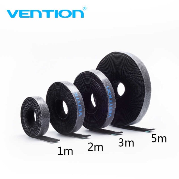 

Terlaris Vention Kaa 5M Kabel Winder Nylon Blended Clip Earphone Holder Cord
