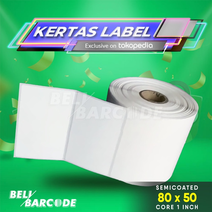 

Label Barcode Semicoated 80 x 50 1 Line @1000 - 80x50 - 80 x 50 MM