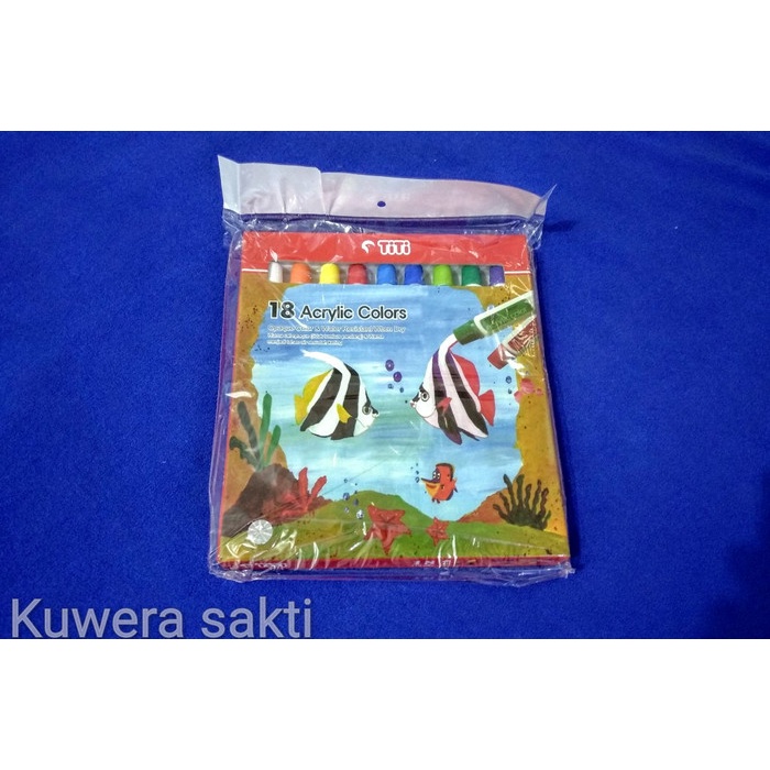 

Cat Acrylic/ Akrilik Titi 18 Warna