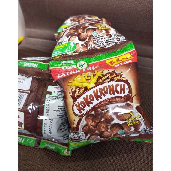 

↓Laris➞ Koko Krunch Sereal 15gr Perpak isi 10 Bungkus M37 ➡