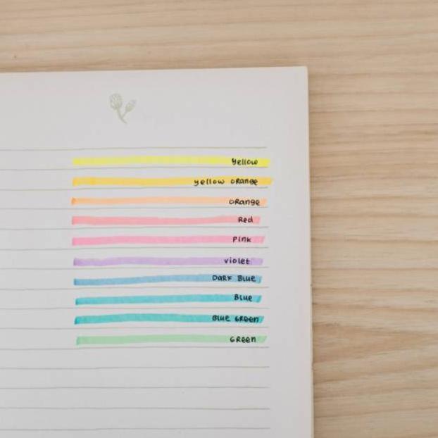 

NEWW!!! PAKET 10 WARNA ZEBRA SPARKY 1 HIGHLIGHTER MODEL PEN SERBAGUNA
