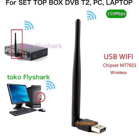 ーKOW Dongle Wifi USB MT7601 untuk Set Top Box STB DVB T2 / STB DVB T2 z Terbaru ★★.
