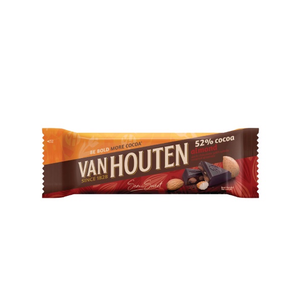 

VAN HOUTEN COKLAT 52% COCOA ALMONDS 40 GR