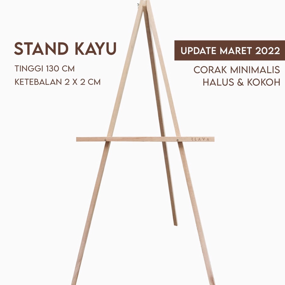 

12.12 ✨Promo✨ Standing kayu / stand Tripod / papan bunga 130 x 60 CM paper flowers kertas jasmine !!