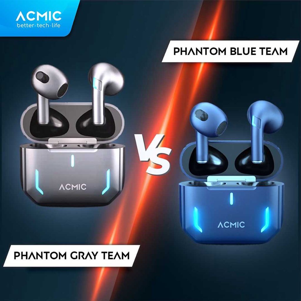 ACMIC GAMEPODS TWS Gaming True Wireless Headset Bluetooth Earphone - SMSYT