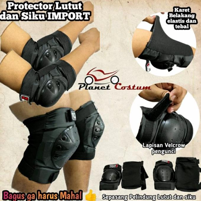 Terbaru Dekker Lutut Dan Siku Bikers Sepeda Motor Cross Mtb Deker Downhill