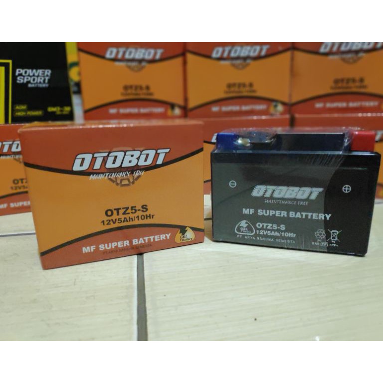 PALING LARIS. AKI KERING MOTOR MURAH BUAT BEAT OTOBOT GTZ5S 5AH