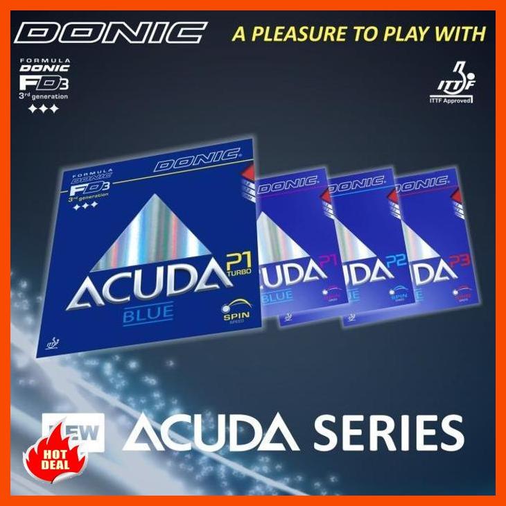 DONIC Acuda Blue P2 Karet Pingpong Rubber Tenis Meja damayanti335445_