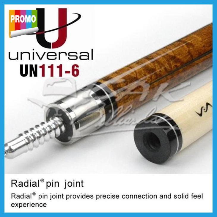 Universal UN111-6 Cue - Radial - Kamui Billiard Stick Pool Stik Biliar nastitiayu12345