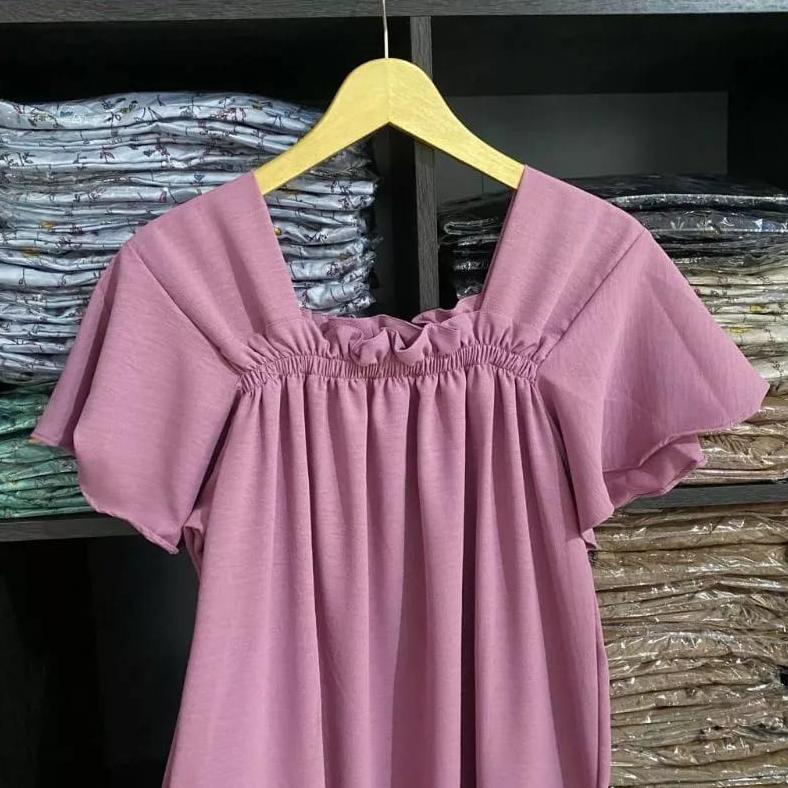 Bisa Cod - Dres Fuji Laura // Daster Fuji Tren Tiara Mikro Cringkel Ter//DRESS WANITA ,.