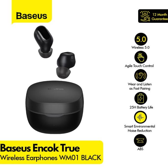 Baseus WM01 / Encok WM-01 TWS True Wireless Earbuds Bluetooth Earphone