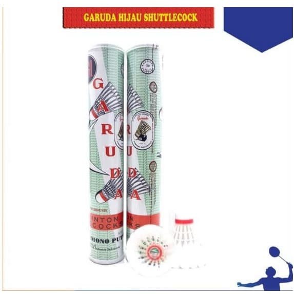 Shuttlecock Garuda Blue Packing Garuda Hijau Budiono Original