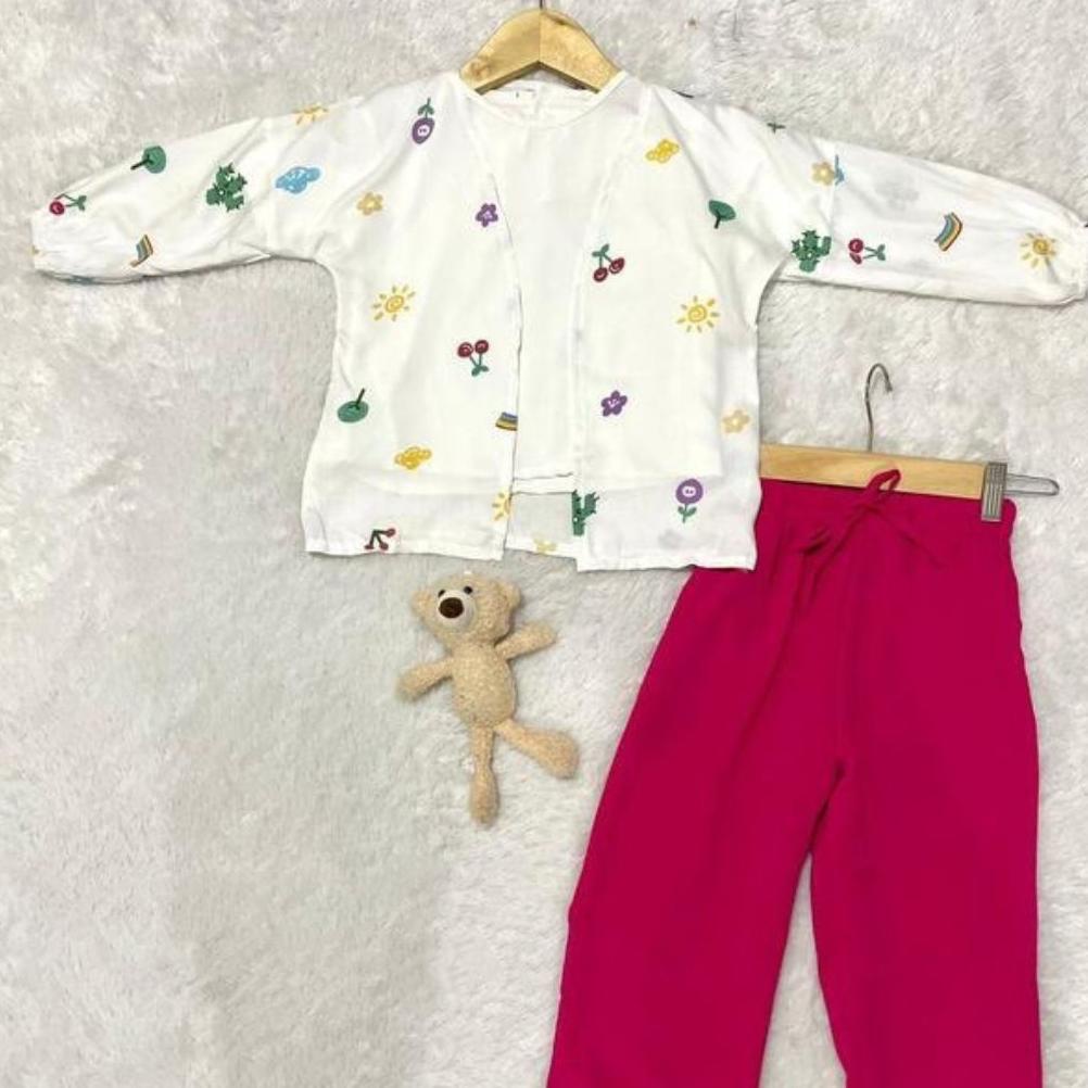 Diskon Setelan Kiyowo Anak Perempuan Oneset Arsy Kiyowo