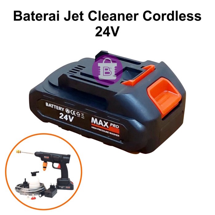 Baterai Jet Cleaner Cordless Baterei Pistol Semprotan Air Portable