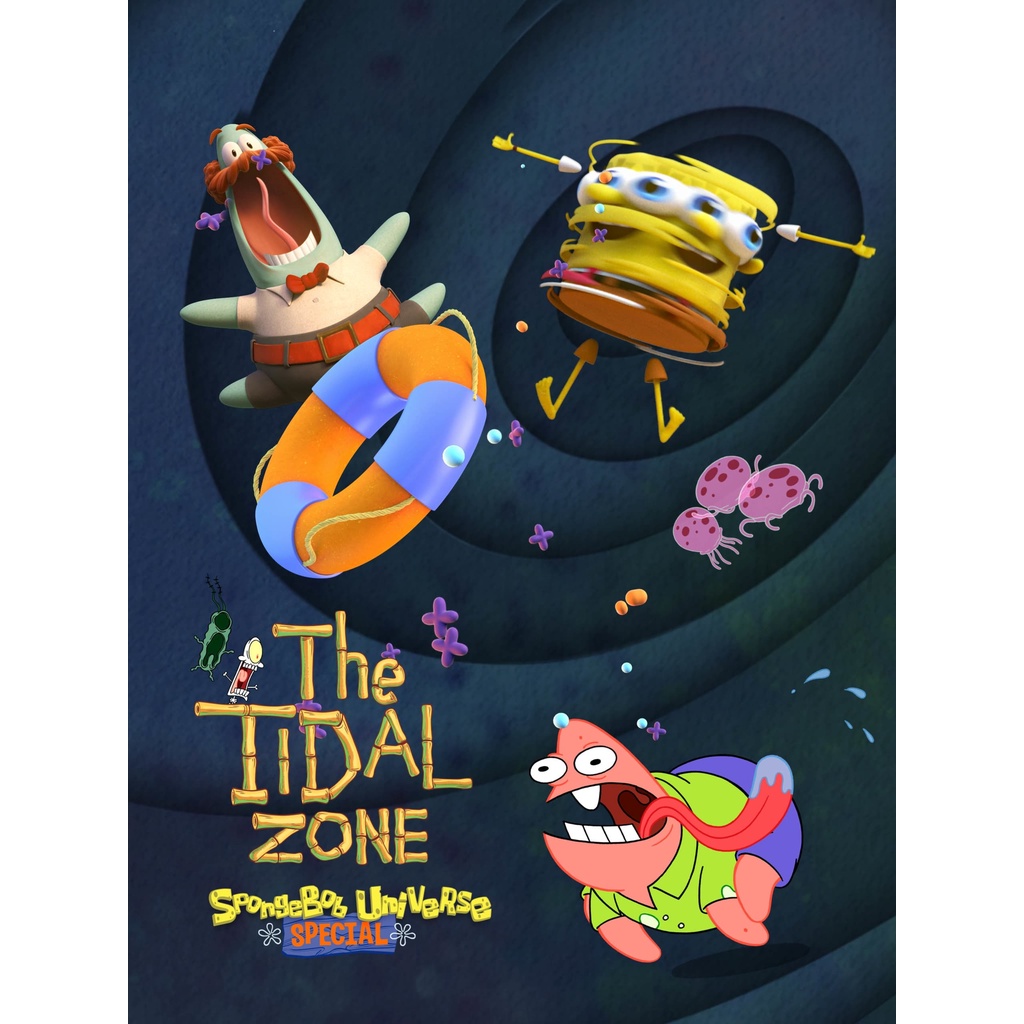 DVD Kaset SpongeBob SquarePants Presents The Tidal Zone (2023)