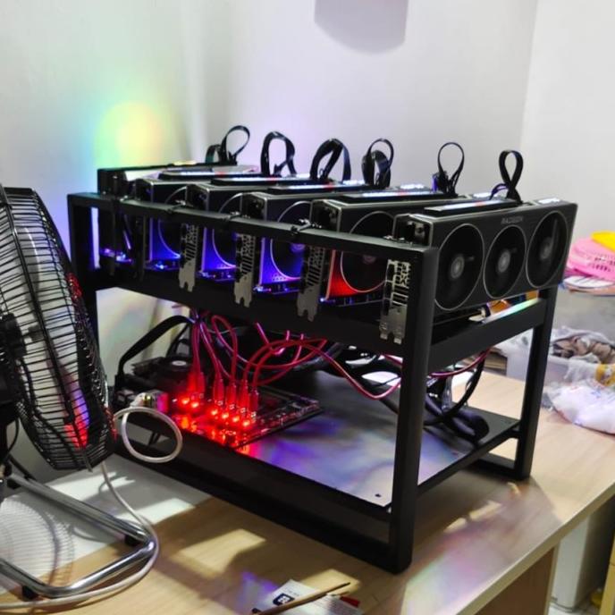 Paket Mining Rig Sultan RX 6800 XT 6 VGA Auto Cuan