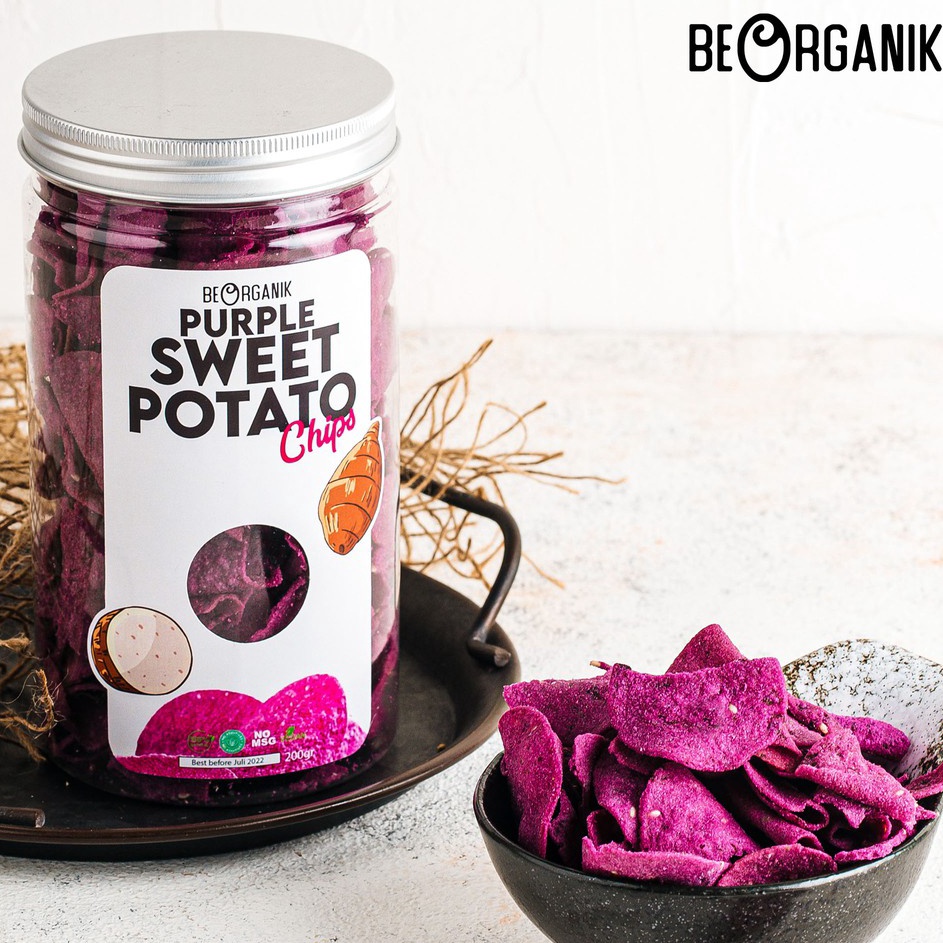 

Produk Keren Beorganik Purple Sweet Potato Chips / Keripik Ubi Ungu 200gr Model Terkini