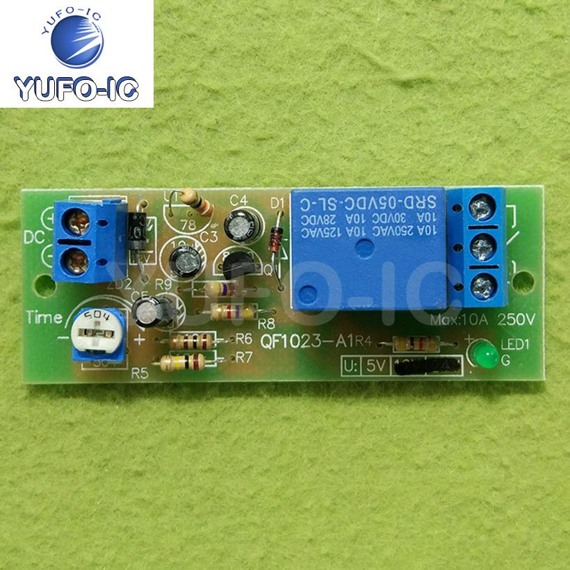 ❤Free Ship 1PCS Delay Module Delay Automatic Connection 0-10 Minutes 5V 12V 24V Optional Electronics