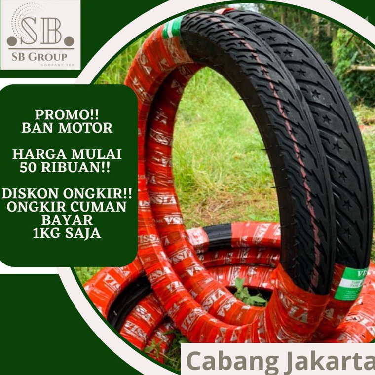 ➽ BAN MOTOR BEBEK MURAH SEPASANG RING 17 Ukuran 250 & 275 (70/90-17 & 80/90-17) SB TIRE GROUP ✷ ☇