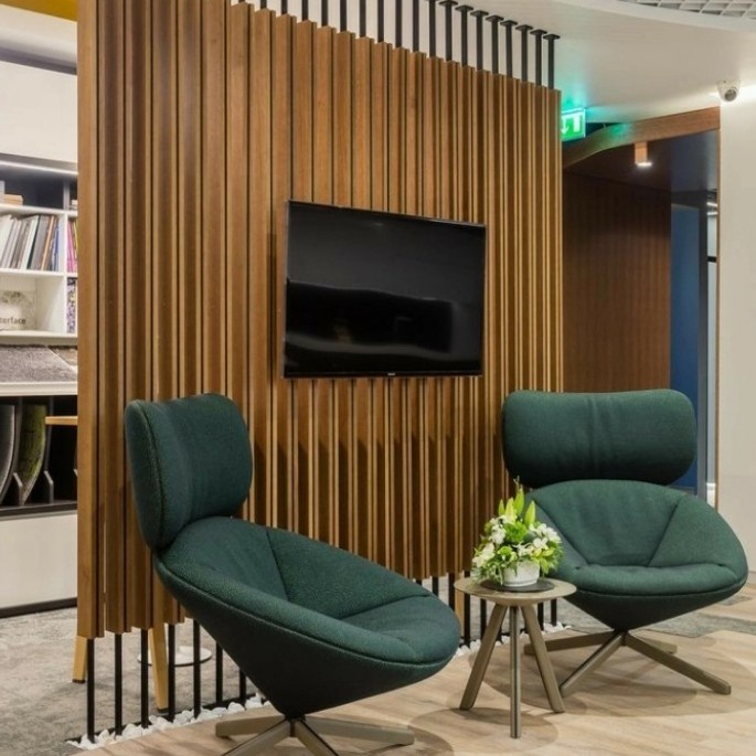 Terlaris Partisi Penyekat Ruangan Modern Kayu Mahoni