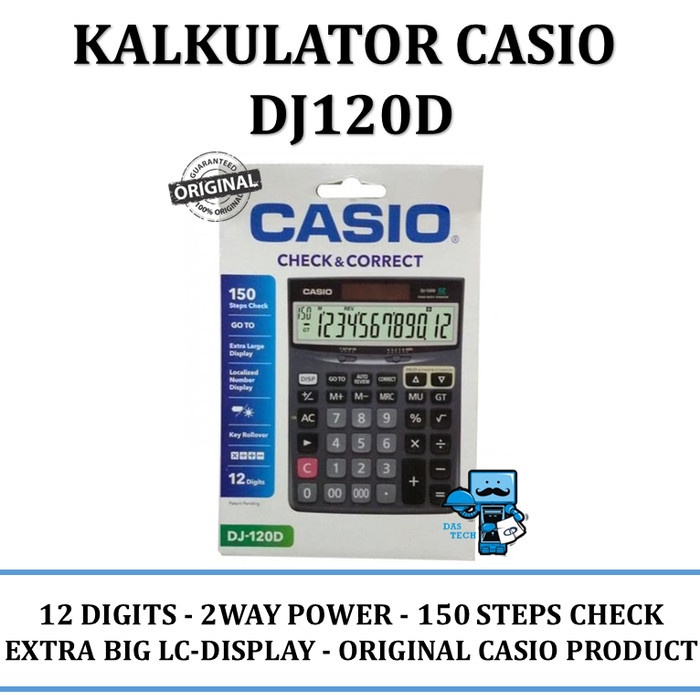 

Kalkulator Casio Dj120D Original