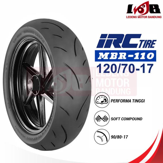 IRC MBR 110 120/70-17 Speed Winner Ban Racing Soft Compound Tubeless