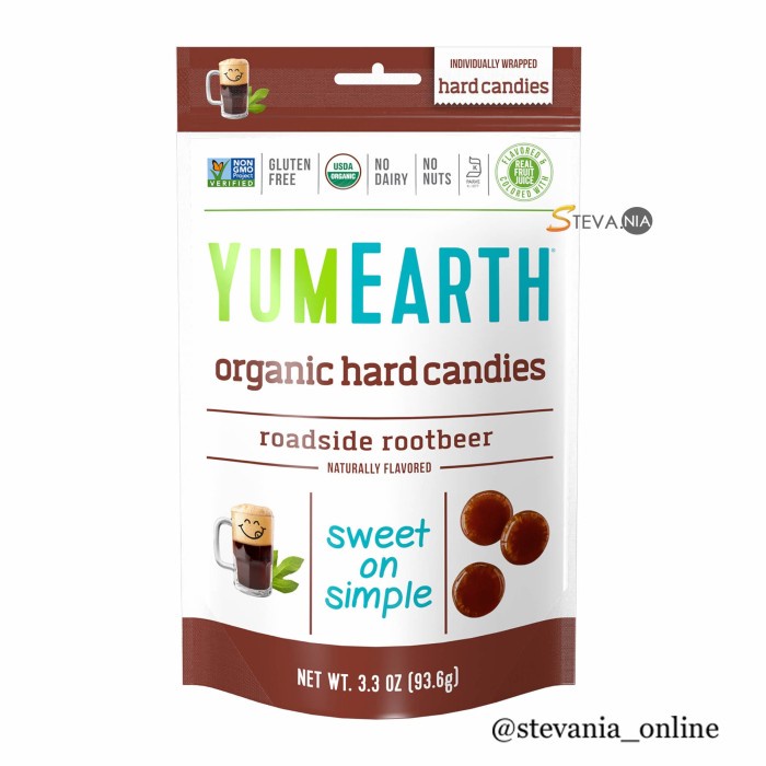 

Yum Earth Organic Roadside Rootbeer Hard Candy 3.3Oz