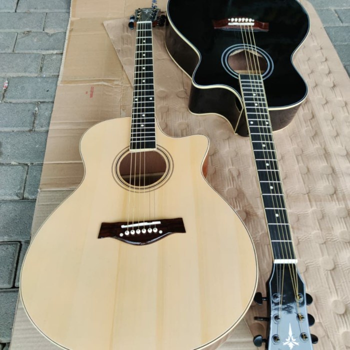 Gitar Akustik Model Taylor Senar Dadario Free Tas