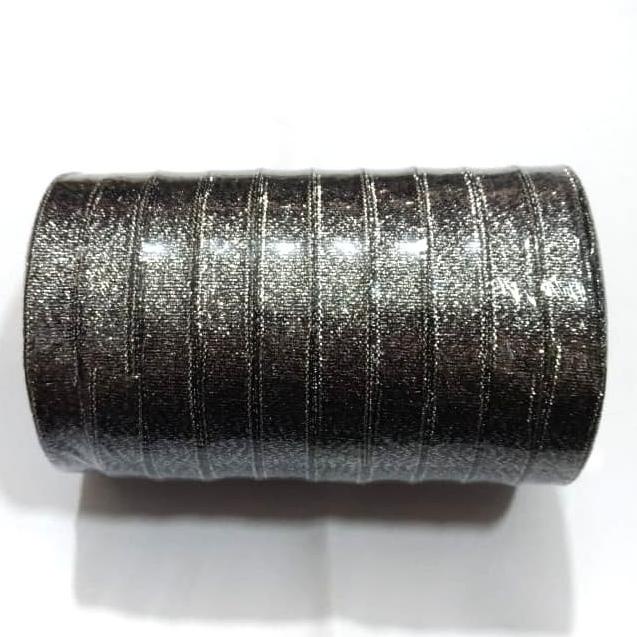 

Buruan beli] Pita Glitter 1/2 Inch Hitam (20 Yard)