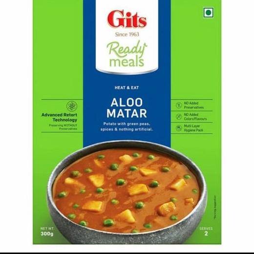 

Ready oke] GITS READY MEALS ALOO MATAR 300 GRAM