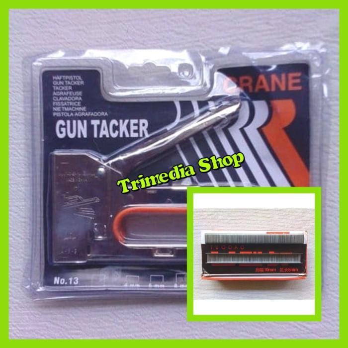 

Paket Staples Tembak Jok Kulit Motor - Gun Tacker 4-6-8Mm Plus Isi