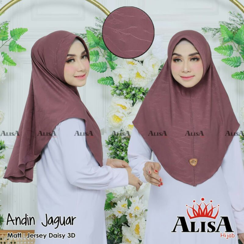 HIJAB ANDIN JAGUAR- JILBAB ANDIN JAGUAR BY ALISA- JILBAB JAGUAR