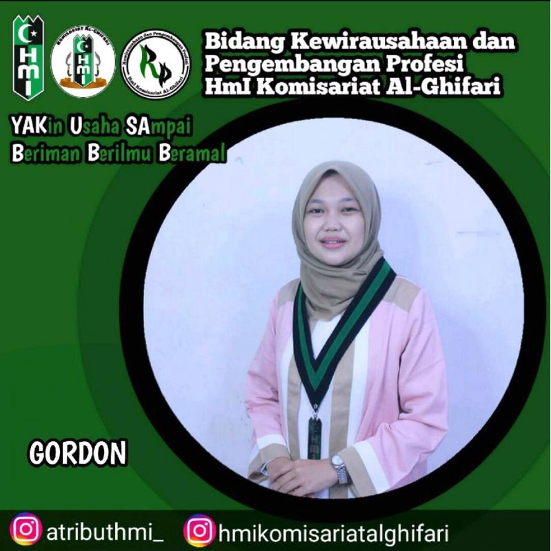 Kalung Medali | Gordon HMI | Himpunan Mahasiswa IsIam