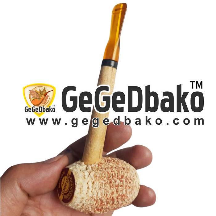 Pipa Cangklong Jagung Corn Cob - Missouri Meerschaum - Eaton