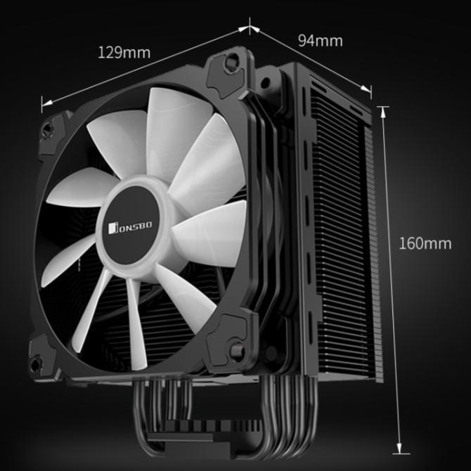JONSBO CR-201 FAN RGB CPU COOLER / JONSBO CR 201 RGB / JONSBO CR201