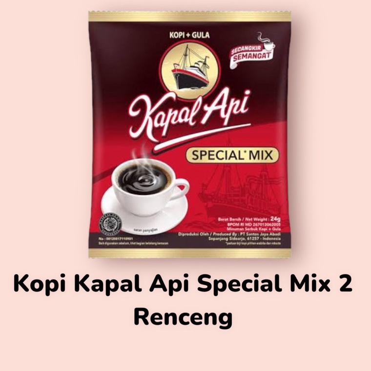 

YHCR0274 COD✔ Kopi Kapal Api Mix 2 Renceng
