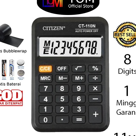 

GVLN9791 Terbaru Kalkulator CT-100N 8 Digit - Calculator Saku Kecil Mini