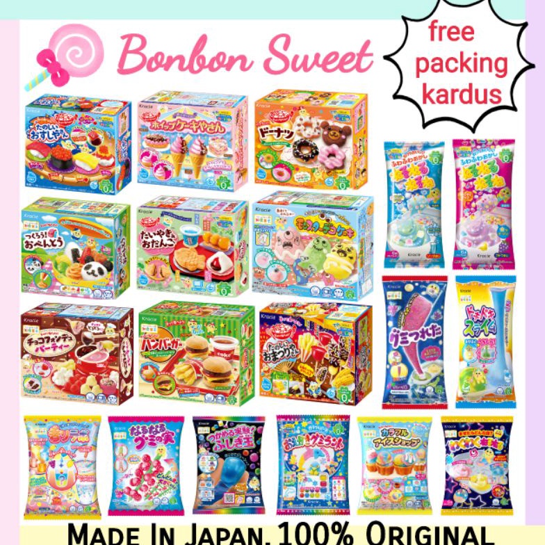 

Stok Banyak.. Kracie Popin Cookin DIY Candy Maker Japan Miniature Food 95