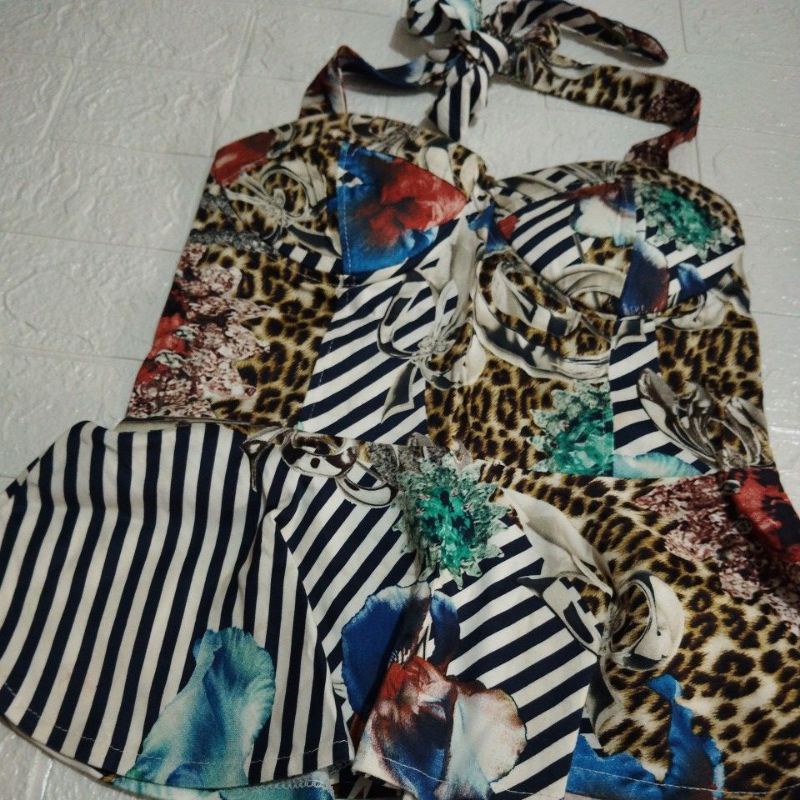 atasan dewasa model kemben tali leher