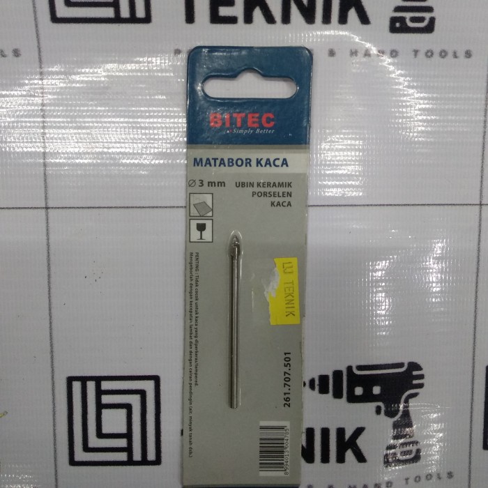 BITEC MATA BOR KACA KERAMIK GRANIT 3MM MATA BOR KACA MODEL TOMBAK 3 MM