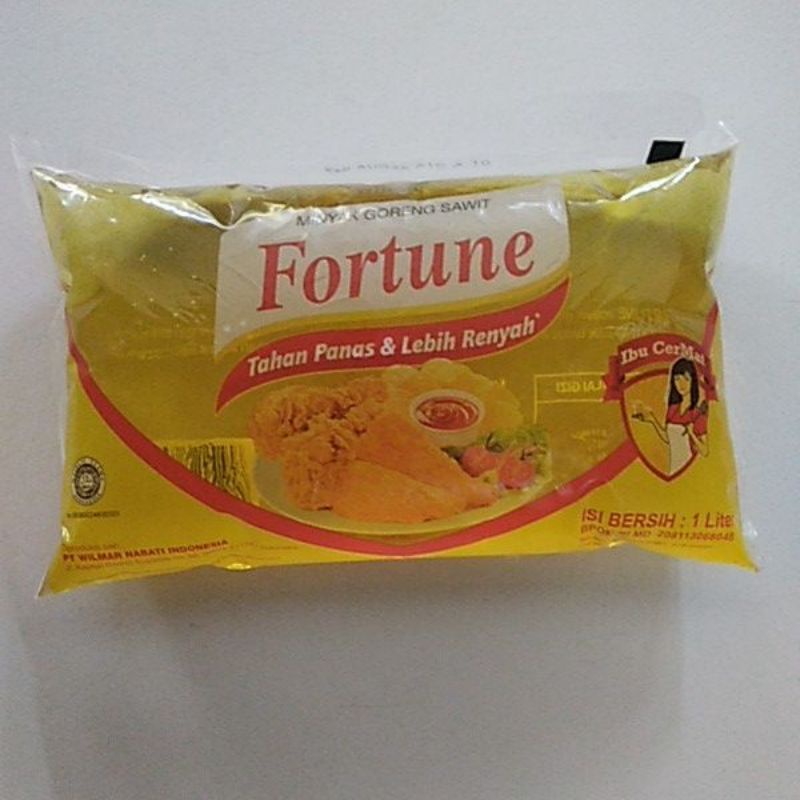

Minyak goreng fortun 1 L fortune pillow fortune bantal