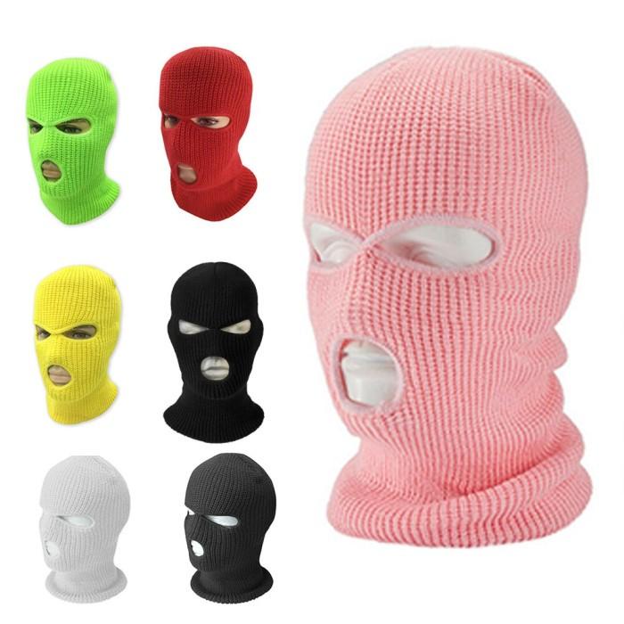 TERLARIS BALACLAVA SKI MASK FACE MASK WINTER CAP 3 HOLE BALACLAVA