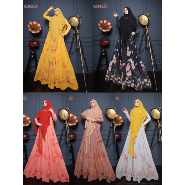 QAILAH SERIES SET GAMIS SYARI BY SARKIS | GAMIS EXCLUSIVE PREMIUM