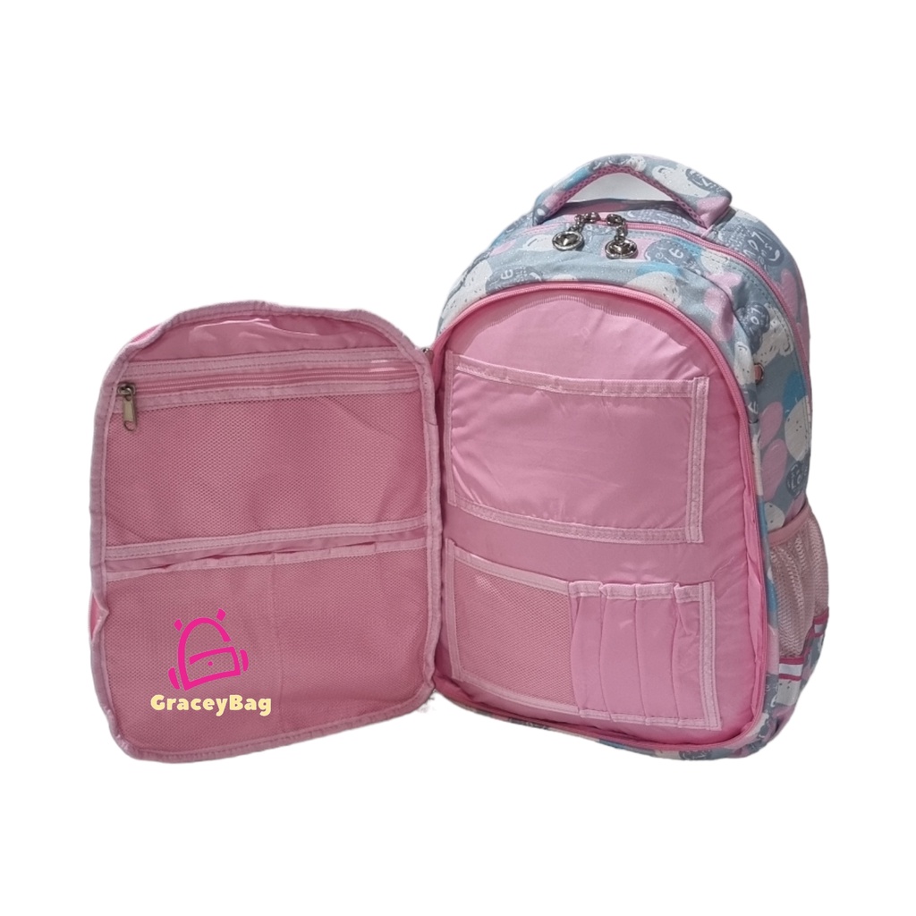 GB-200715 Tas Ransel Sekolah Anak Perempuan Premium Import